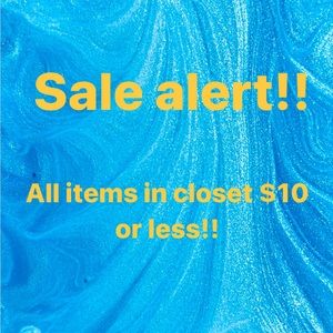 All items $10 or less!